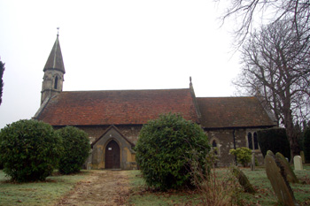 Billington church from the south December 2008